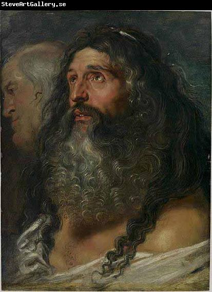 Peter Paul Rubens Study of Two Heads
